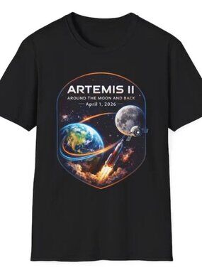 Artemis 2 Journey Around the Moon and Back 2026 T-Shirt 257
